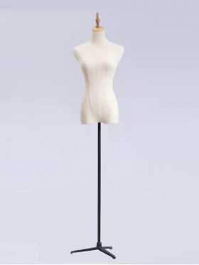 Wooden Mannequin Bust Display(Adjustable)